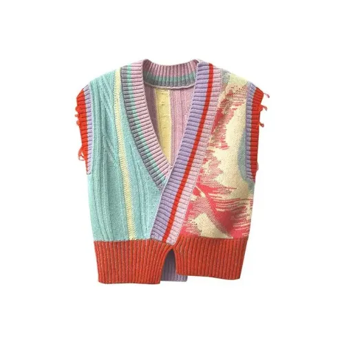 CHAU·RISING Iceland Зеленый Женские Жилеты