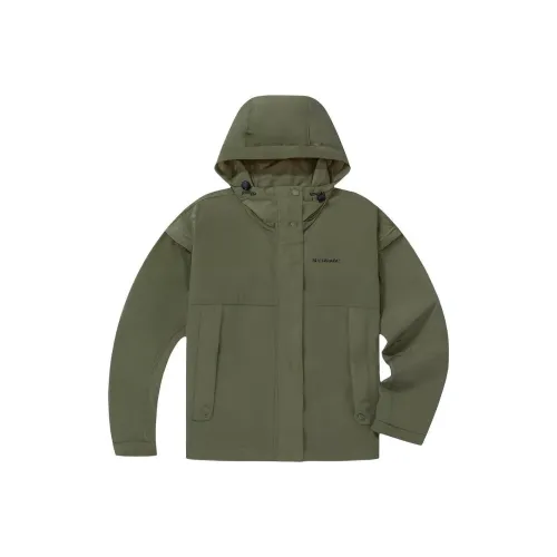 Columbia Пуховая куртка Женская Зеленая