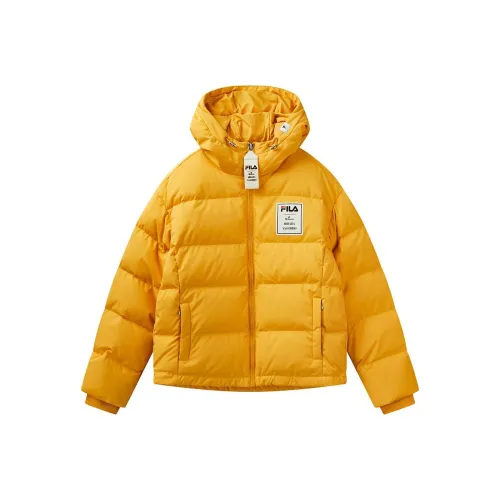 FILA Mihara Пуховик Женские Манго Золотой Желтый