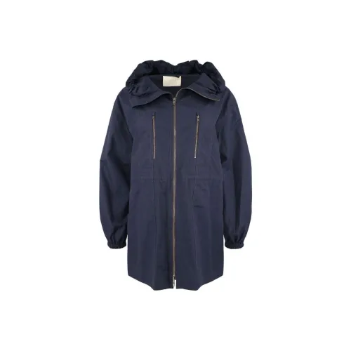 Ulla Johnson SS24 Пальто Женское Темно-синий