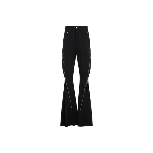 RICK OWENS Черные Женские Повседневные Брюки