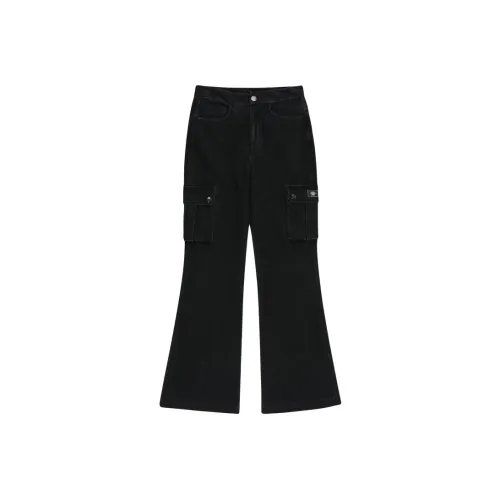 GAP Черные Женские Повседневные Брюки