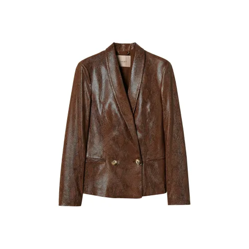 TWINSET Milano Бизнес-костюм Куртка Женская Коричневая