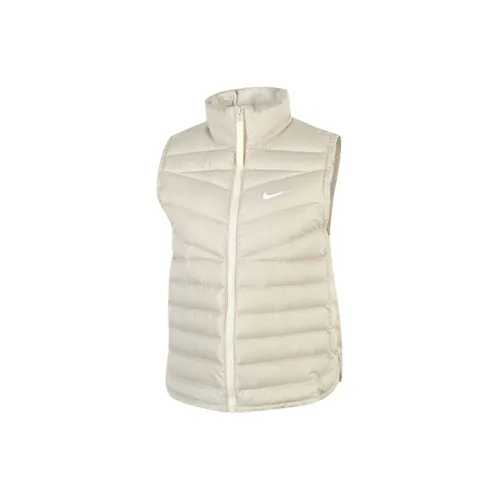 Nike Светлый Айвори Белый Женский Пуховый жилет