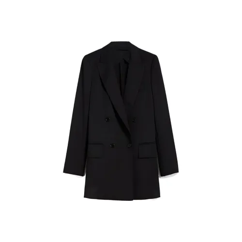 MaxMara Бизнес-костюм пальто женское черное