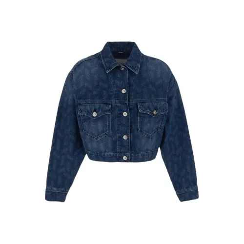 ISABEL MARANT ETOILE Синий Женские Джинсовые Куртки