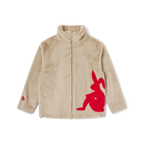 KAPPA CNY Серый хаки 602 Женские бархатные куртки