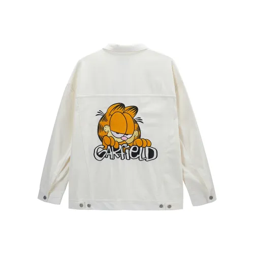 FUN X Garfield Белый Женские Джинсовые Куртки
