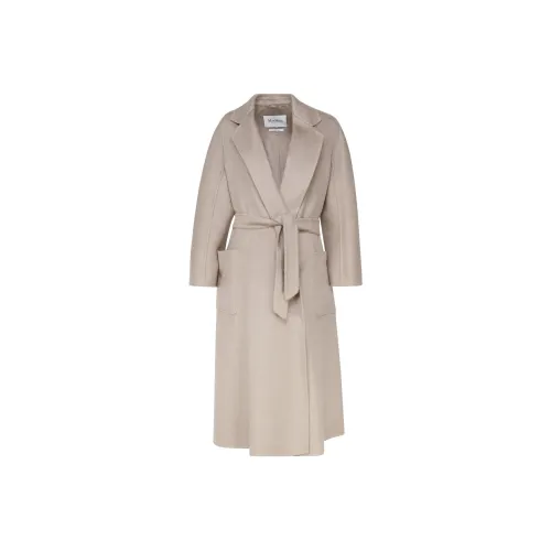 MaxMara Бежевое Женское Пальто