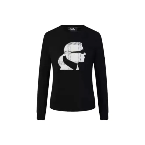 Свитшот KARL LAGERFELD женский черный
