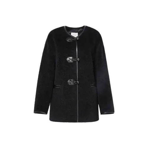 NAWEI Черное Женское Пальто