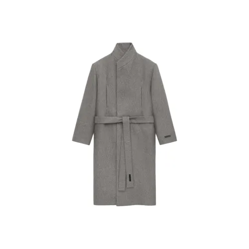 Fear Of God SS24 Season 8 Collection Melange Шерсть Воротник-стойка Пальто Женское Серый GREY