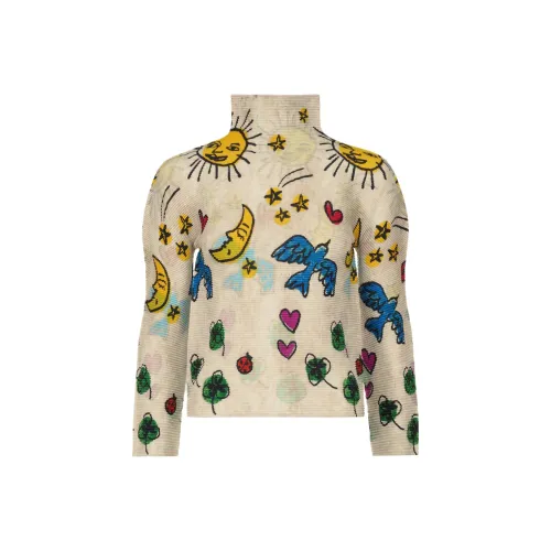 ISSEY MIYAKE SS25 Трикотаж Женский Бежевый