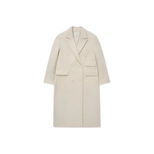 COVERNAT Сливочный Женское Пальто