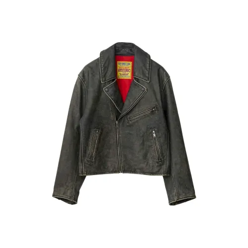 HYSTERIC GLAMOUR Черные Женские Кожаные Куртки