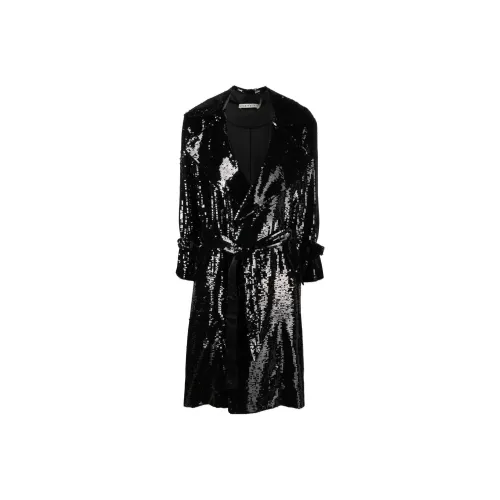ALICE+OLIVIA Черный Женский Тренч