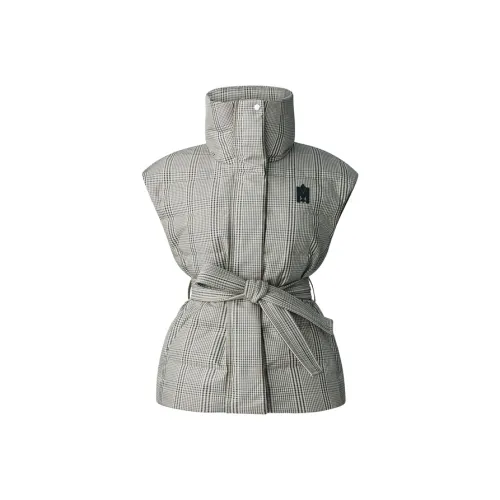 MACKAGE Light Gray Women's Down Vest MACKAGE Светло-серый женский пуховый жилет