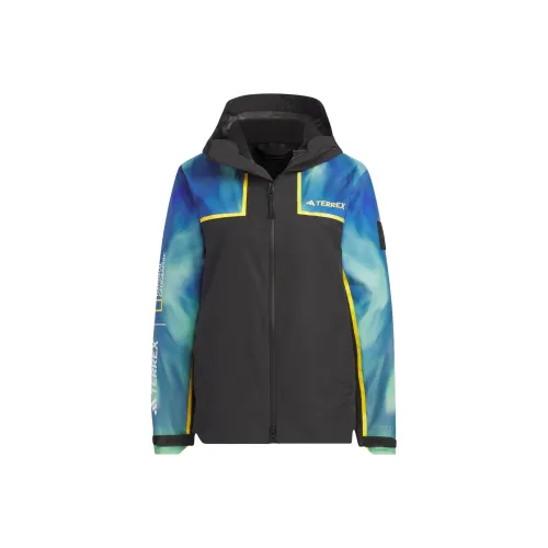 Adidas Водонепроницаемый Ветровка Женские Черный