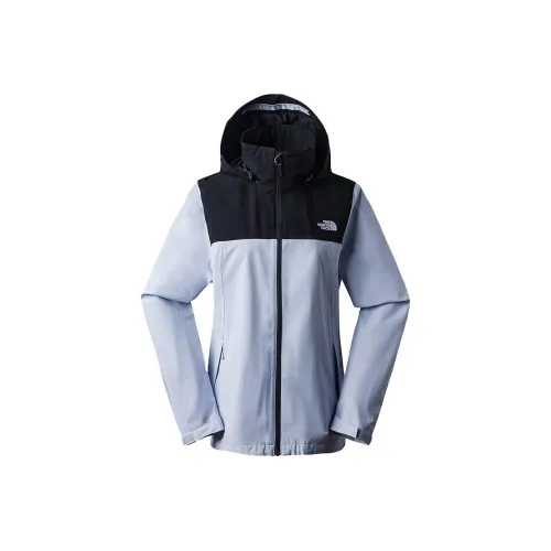 The North Face Поход Водонепроницаемый Ветрозащитный Дышащий и Теплоизоляционный Ветровка Женские Фиолетовый