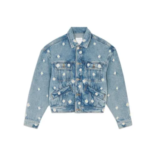SANDRO Синие Женские Джинсовые Куртки