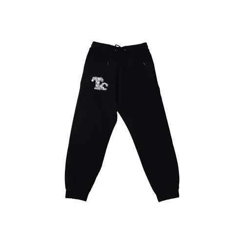 TCH Черные Женские Повседневные Брюки