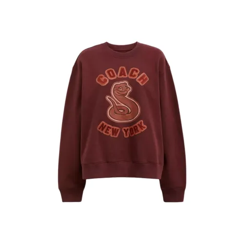COACH Женские Толстовки Красного Цвета