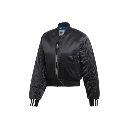 Adidas Originals Cropped Jacket Women's Black Adidas Originals Укороченная Куртка Женская Черная