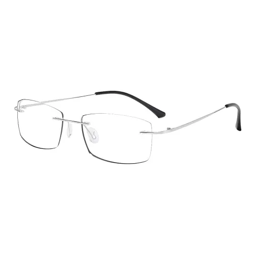 KELING Чистый титан TR Памятный пластик Прямоугольные Оправы для очков Унисекс Premium Gold Без оправы Рамка