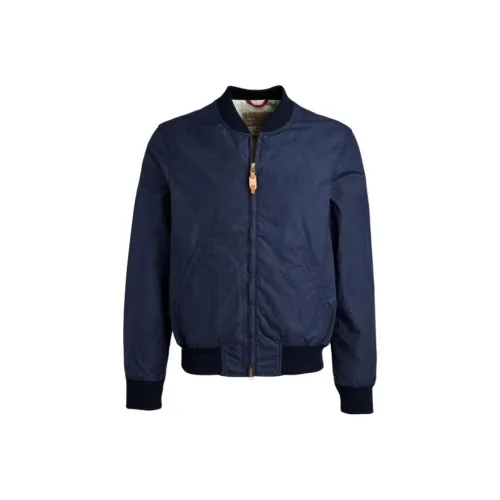 MANIFATTURA CECCARELLI SS25 Bomber Куртка Куртки Пальто Мужской Морской синий