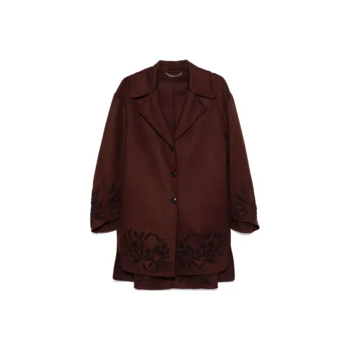 ERMANNO SCERVINO FW24 Пальто Женское Бордовый