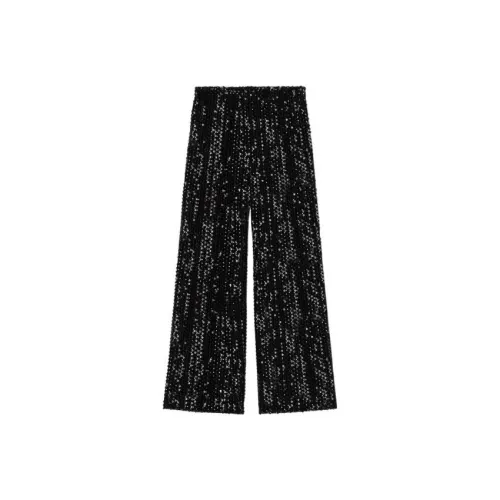 Maje Черные Женские Повседневные Брюки