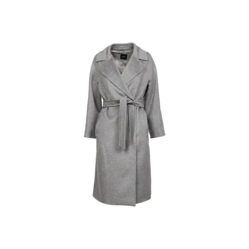 WEEKEND MaxMara Серое Женское Пальто