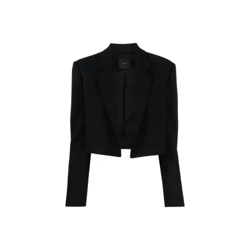 PINKO FW23 Бизнес-костюм Пальто Женское Черное