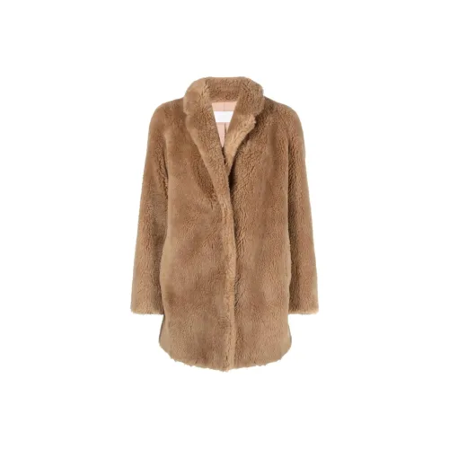 Yves Salomon Коричневый Женские Меховые изделия
