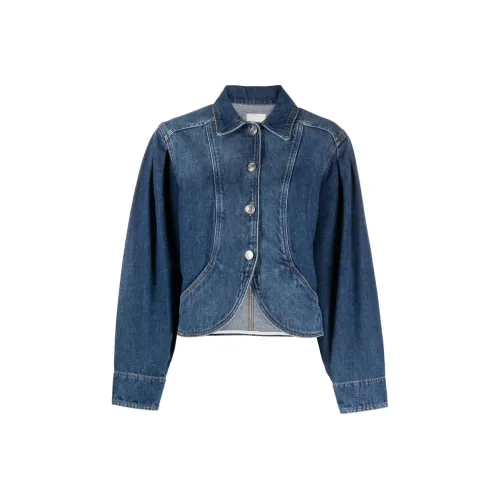ISABEL MARANT Синие Женские Джинсовые Куртки