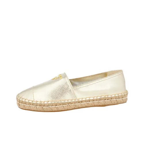 PRADA Saffiano Espadrilles Женские Золото