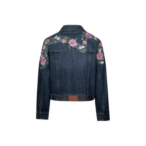 EVISU Denim Jacket Женская Джинсовая Синяя