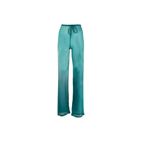 DRIES VAN NOTEN Синие Женские Повседневные Брюки