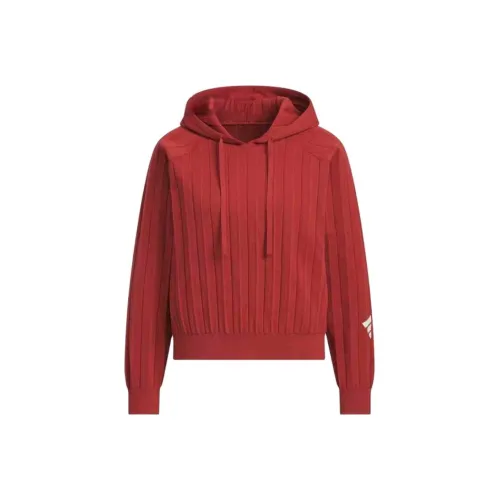 Adidas Толстовка Женская Мягкая Красная