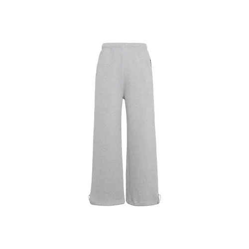 LINING Sports Life Collection Вересковый серый Женские Вязаные Тренировочные Брюки