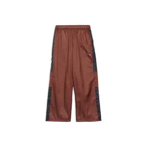 PUMA TRN EDGE Повседневные брюки Женские Темный кофейный Коричневый