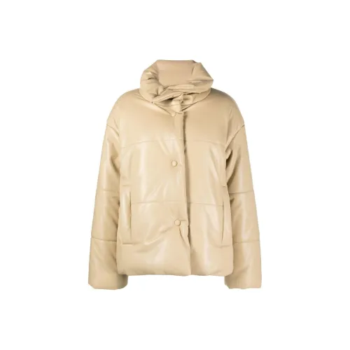 NANUSHKA Кожа Куртка Женская Миндально-Бежевая