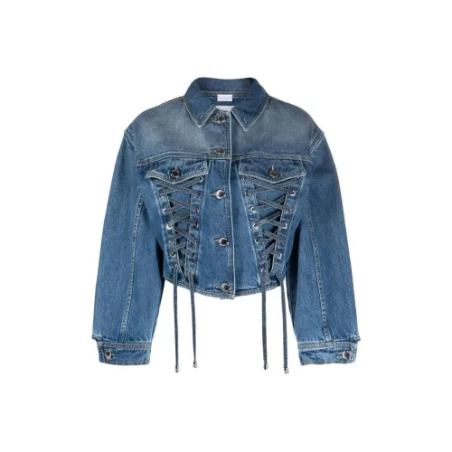 PINKO SS23 Denim Jacket Women's Blue