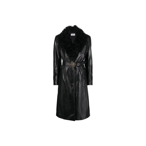 Bally Черные Женские Кожаные Куртки