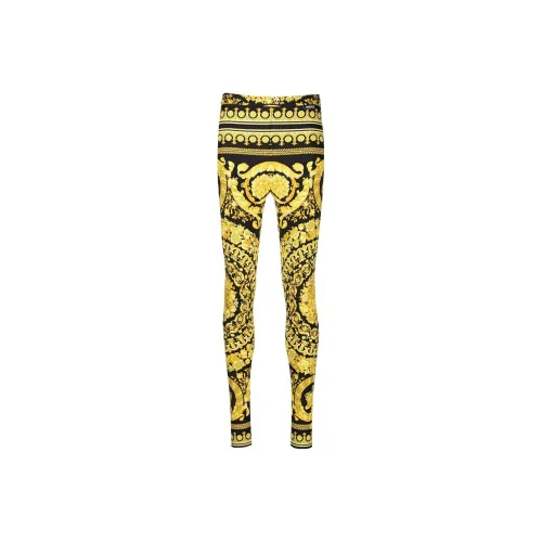 VERSACE FW22 Leggings Женские Gold