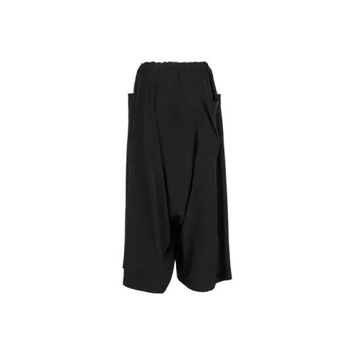 Yohji Yamamoto Черные Женские Повседневные Брюки