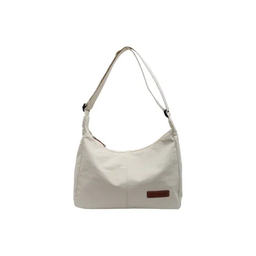 Single Warehouse Ткань Плечевая Сумка Стандартная Унисекс Белый Светло-Зеленый Серый Черный