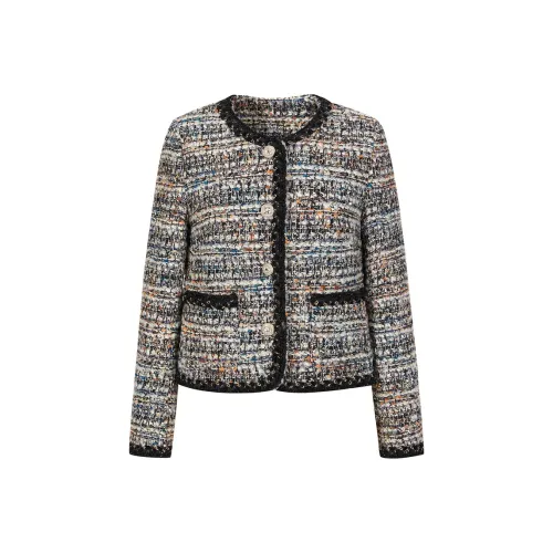 JZ. ANNAKRO Cropped Coat Women's Photinia Gray