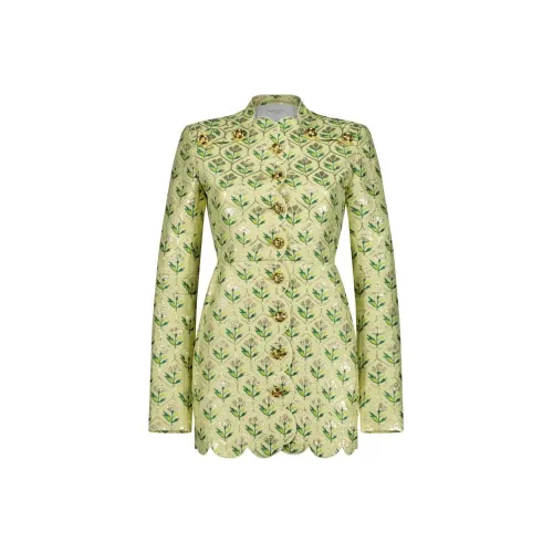 GIAMBATTISTA VALLI Пальто Женское Светло-Зеленое