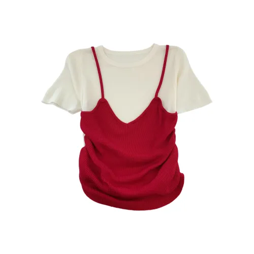 OUBO Red Женские T-рубашки